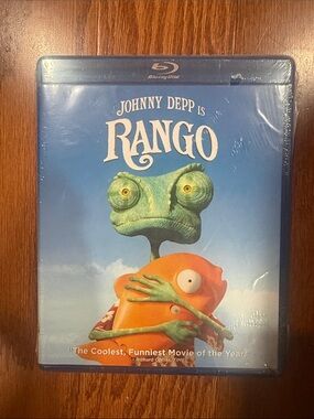 Rango Blu-ray Johnny Depp Animated Family Movie 2011 Factory Sealed